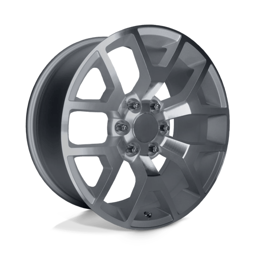 Performance Replicas PR169, 22X9, 6X139.7, ET28, CB78.1, SILVER W/ MACHINED SPOKES