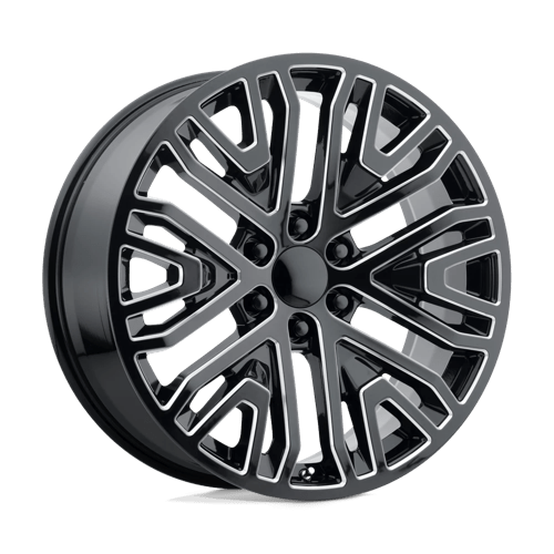 Performance Replicas PR197, 24X10, 6X139.7, ET31, CB78.1, GLOSS BLACK MILLED