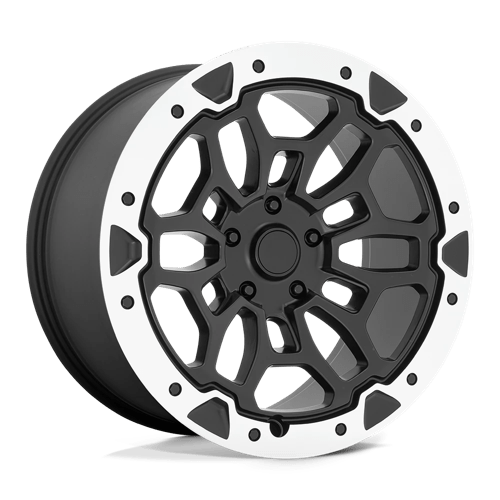 Performance Replicas PR215, 22X10, 6X139.7, ET19, CB78.1, MATTE BLACK MACHINED