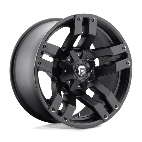 Fuel 1PC D515 PUMP, 20X10, 6X135/6X139.7, ET-24, CB106.1, MATTE BLACK