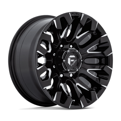 Fuel 1PC D828 QUAKE, 18X9, 8X180, ET1, CB124.2, GLOSS BLACK MILLED