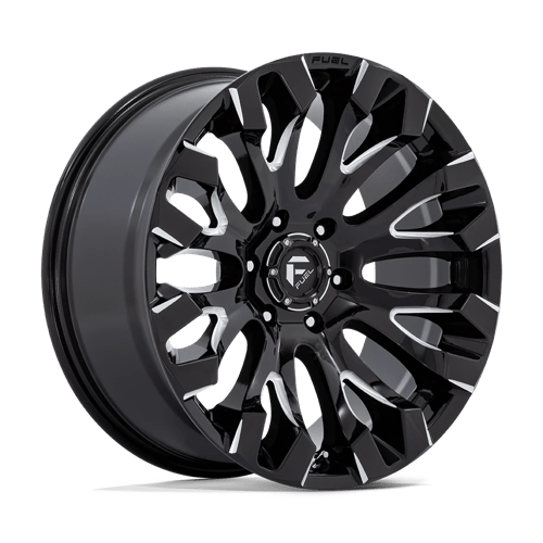 Fuel 1PC D828 QUAKE, 20X9, 6X135, ET1, CB87.1, GLOSS BLACK MILLED