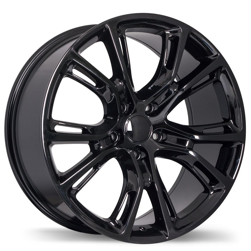 Replika R148B, 20x9.0, 5x127, ET34, CB71.5, Gloss Black - R148B-2090-73BN+34C715