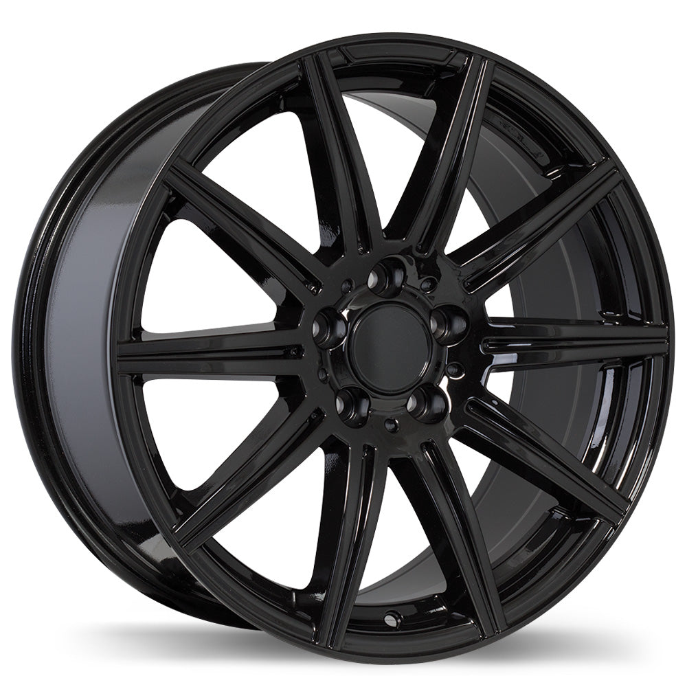 Replika R157, 19x8.5, 5x112, ET32, CB66.5, Gloss Black - R157-1985-44BN+32R664