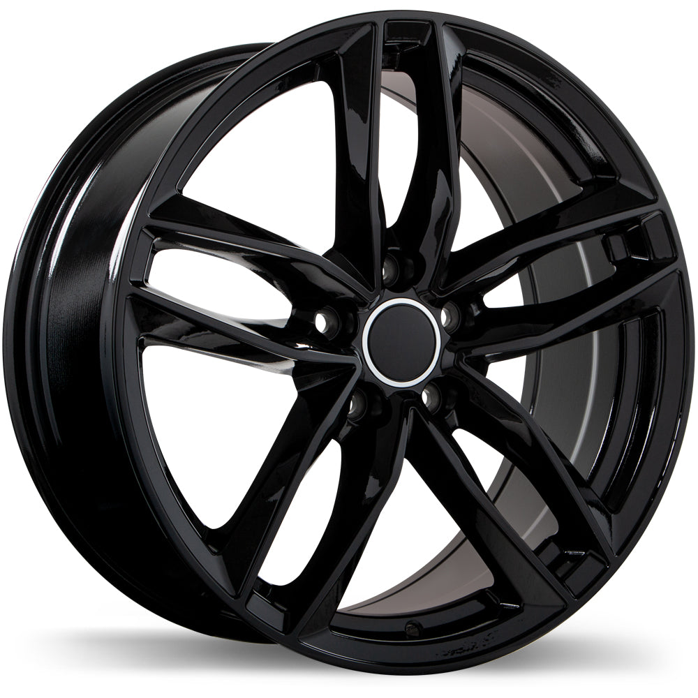Replika R167, 18x8.0, 5x112, ET42, CB66.5, Gloss Black - R167-1880-44BN+42R664