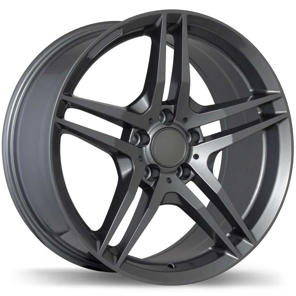 Replika R170, 18x8.5, 5x112, ET32, CB66.5, Gloss Gunmetal - R170-1885-44MN+32R664