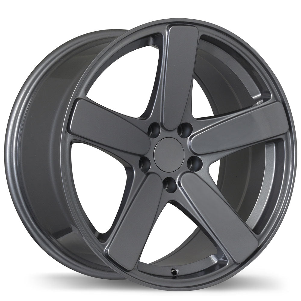 Replika R182, 18x9.0, 5x112, ET21, CB66.5, Gloss Gunmetal - R182-1890-44MN+21R664