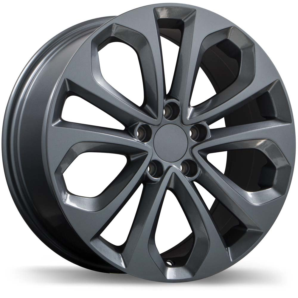 Replika R191, 18x8.0, 5x114.3, ET50, CB64.1, Gloss Gunmetal - R191-1880-65MN+50R641