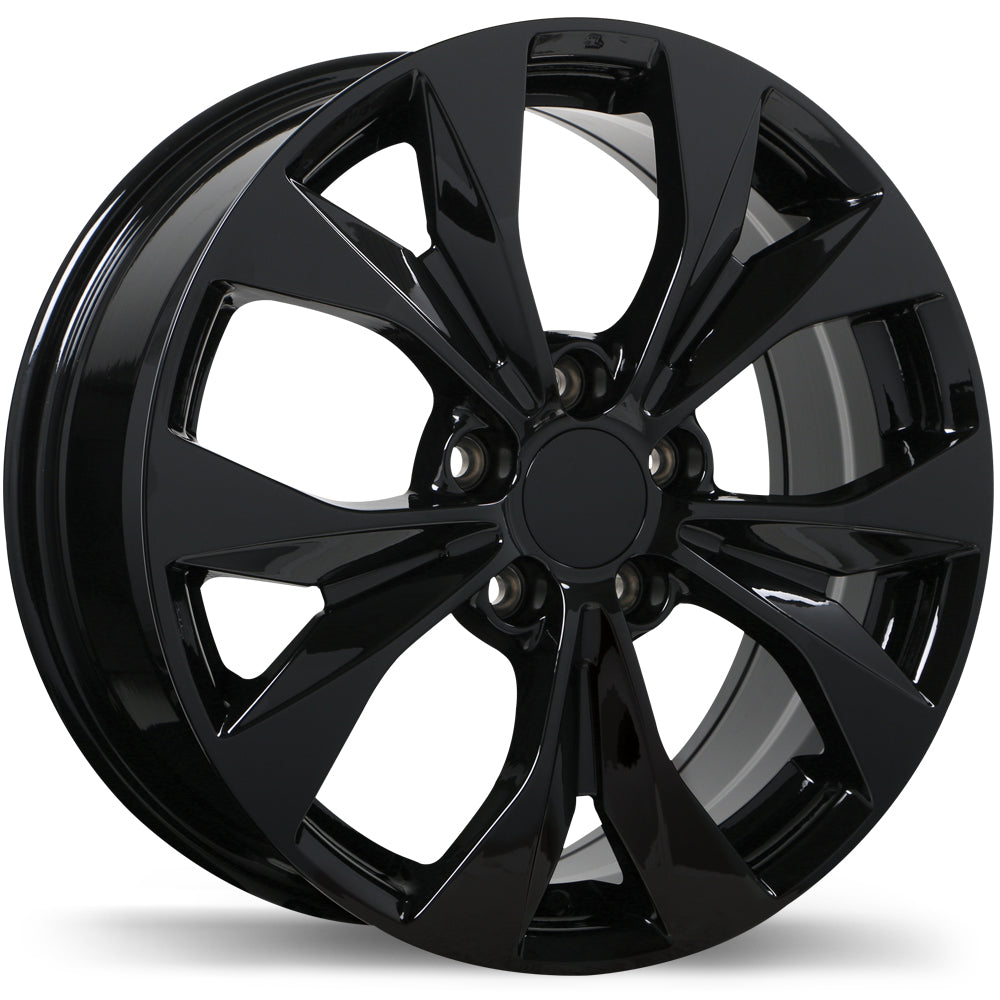 Replika R192, 16x6.5, 5x114.3, ET40, CB64.1, Gloss Black - R192-1665-65BN+40R641