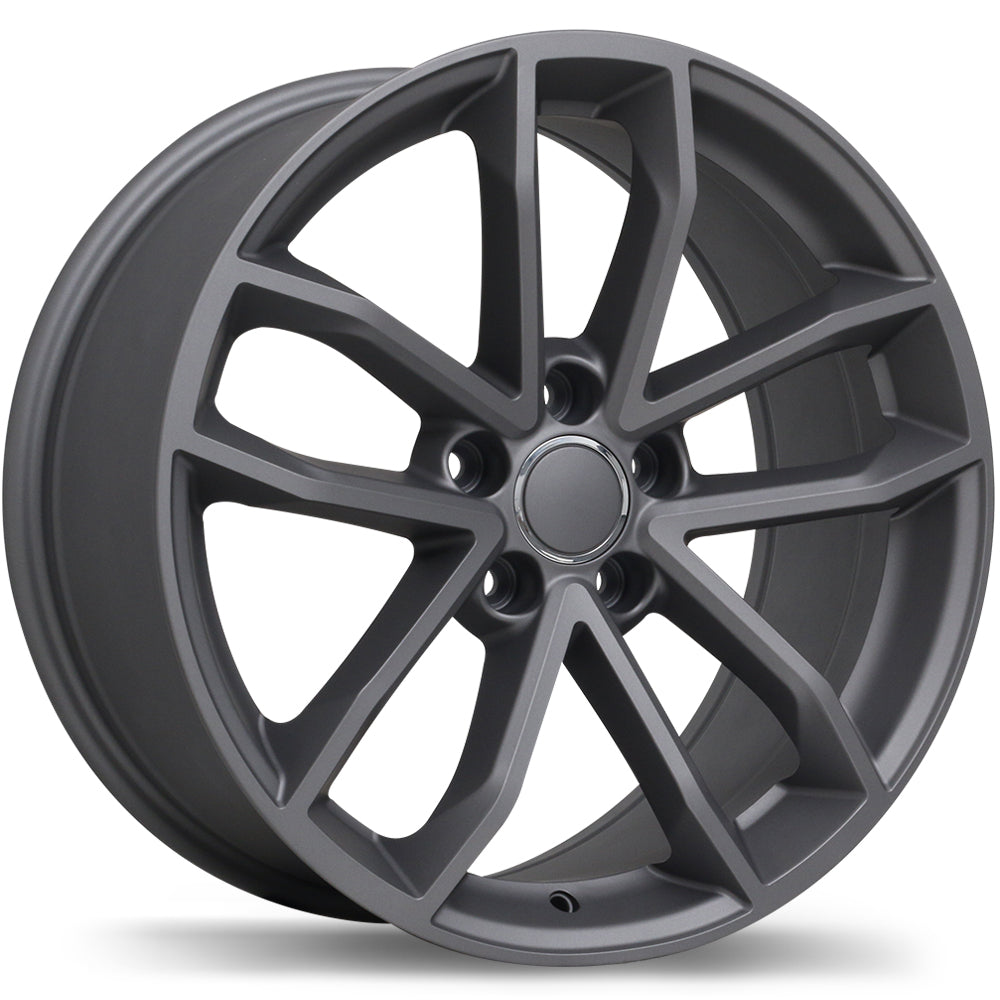 Replika R199, 18x8.5, 5x112, ET45, CB57.1, Matte Gunmetal - R199-1885-44MM+45R571