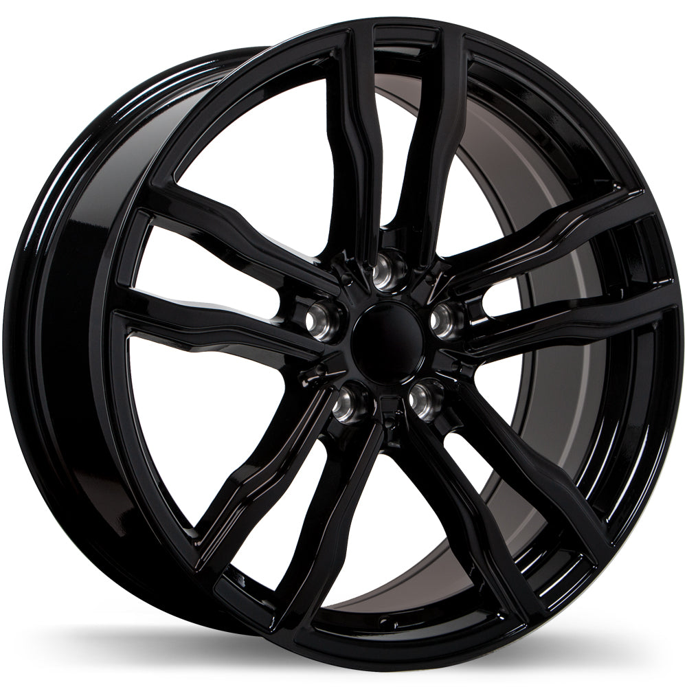 Replika R200, 19x9.0, 5x120, ET45, CB74.1, Gloss Black - R200-1990-12BN+45C741