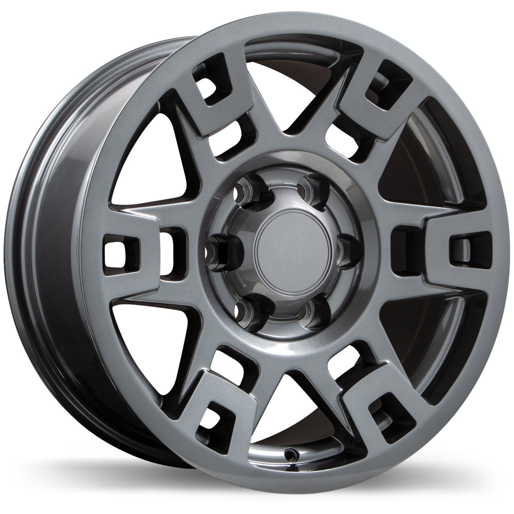Replika R213, 17x8.0, 6x139.7, ET5, CB106.1, Gloss Gunmetal - R213-1780-83MN+05F061