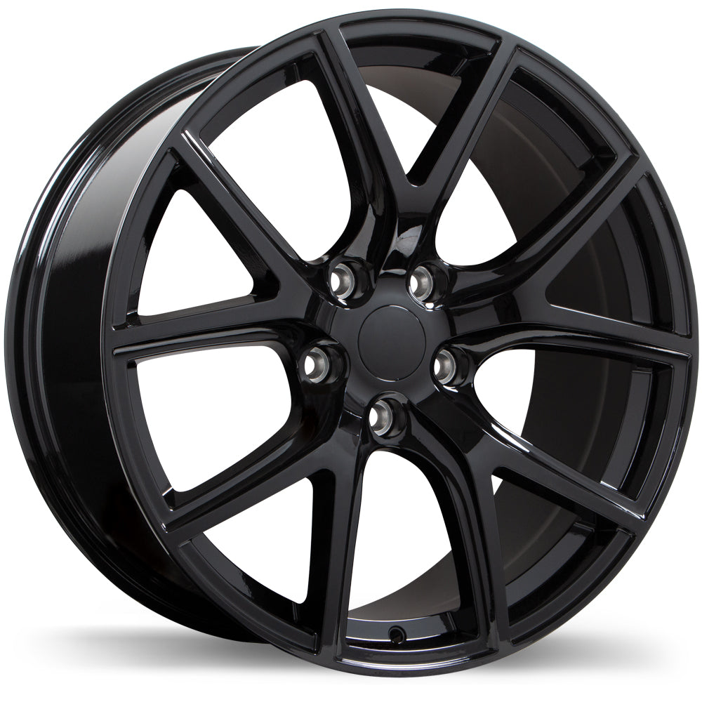 Replika R217A, 20x9.0, 5x127, ET34, CB71.5, Gloss Black - R217A-2090-73BN+34C715