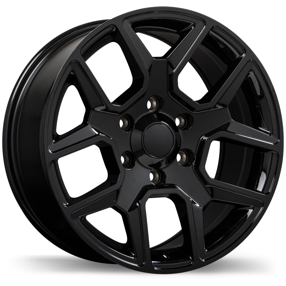 Replika R220, 20x9.0, 6x139.7, ET18, CB78, Gloss Black - R220-2090-83BN+18C780