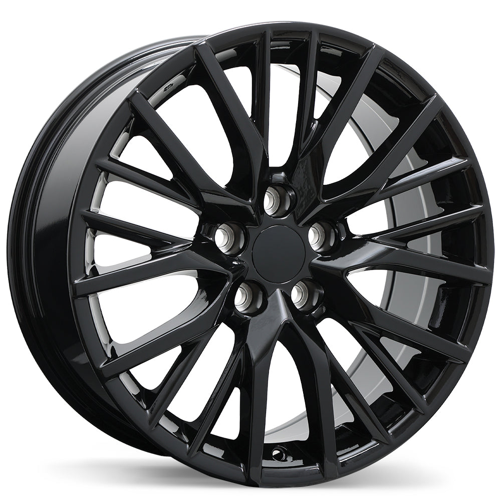 Replika R224, 18x8.0, 5x114.3, ET30, CB60.1, Gloss Black - R224-1880-65BN+30F601