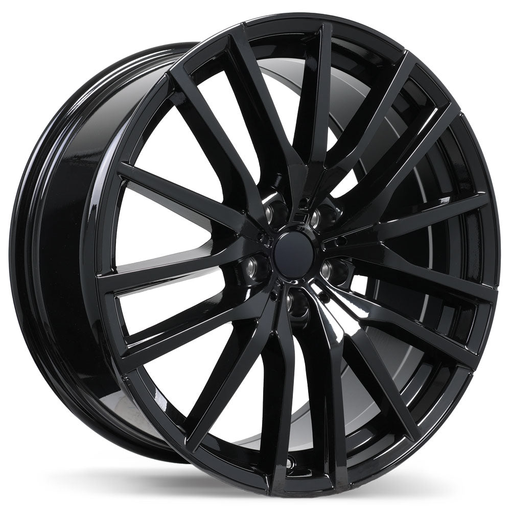 Replika R233, 22x9.5, 5x112, ET37, CB66.6, Gloss Black - R233-2295-44BN+37C666