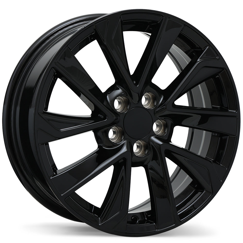 Replika R240, 16x6.5, 5x100, ET39, CB54.1, Gloss Black - R240-1665-80BN+39F541