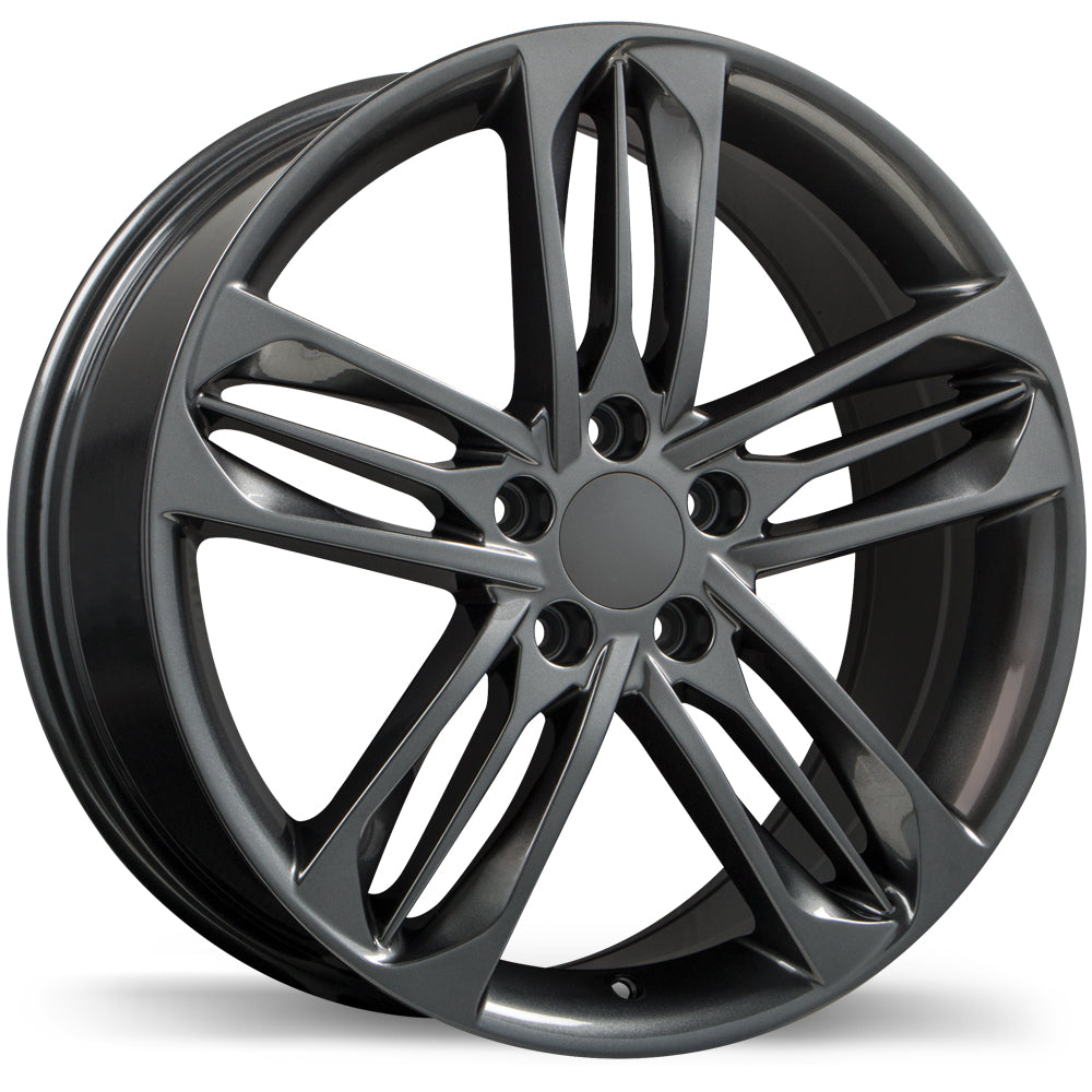 Replika R242, 19x8.0, 5x114.3, ET50, CB64.1, Gloss Gunmetal - R242-1980-65MN+50R641