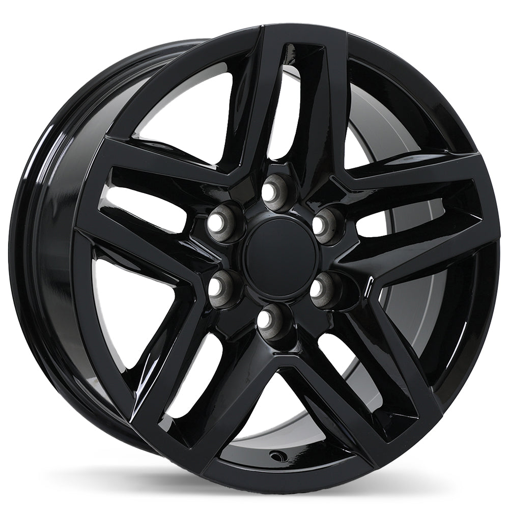 Replika R245, 17x8.0, 6x139.7, ET24, CB78, Gloss Black - R245-1780-83BN+24C780