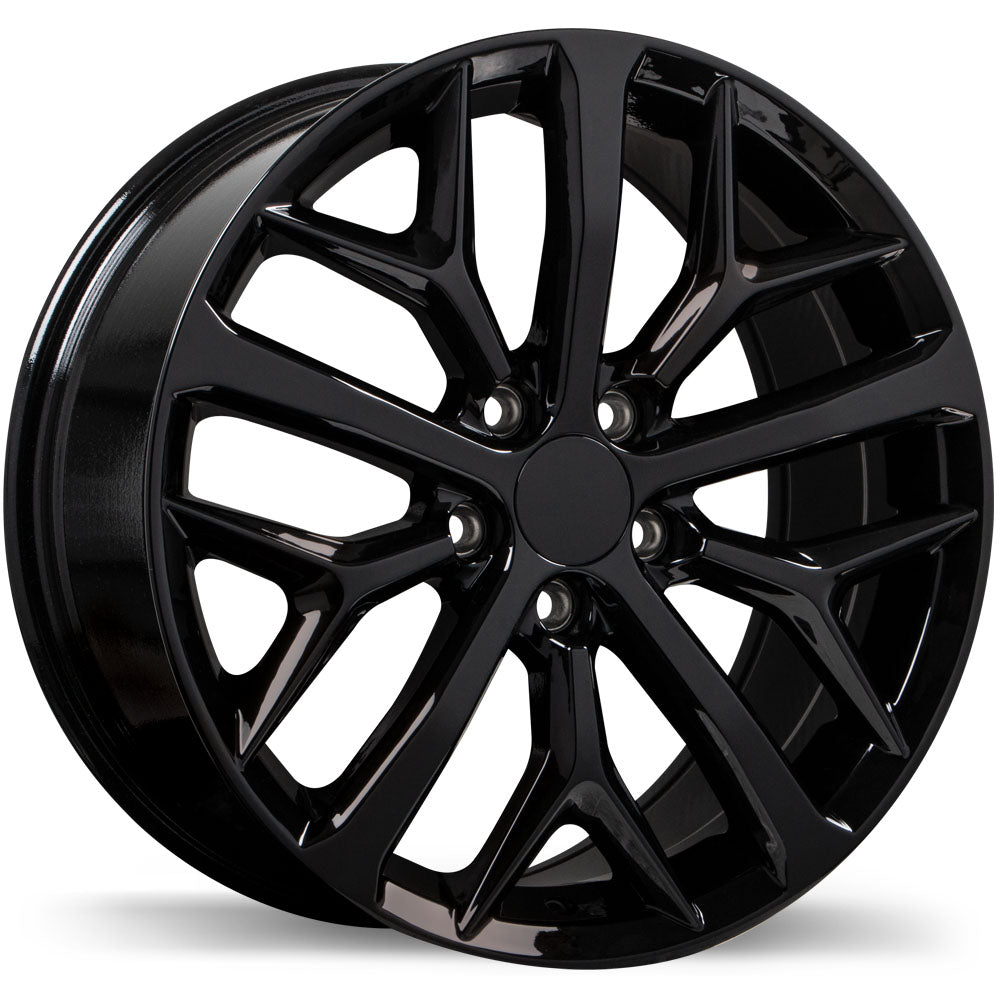 Replika R257, 18x8.0, 5x114.3, ET50, CB64.1, Gloss Black - R257-1880-65BN+50R641