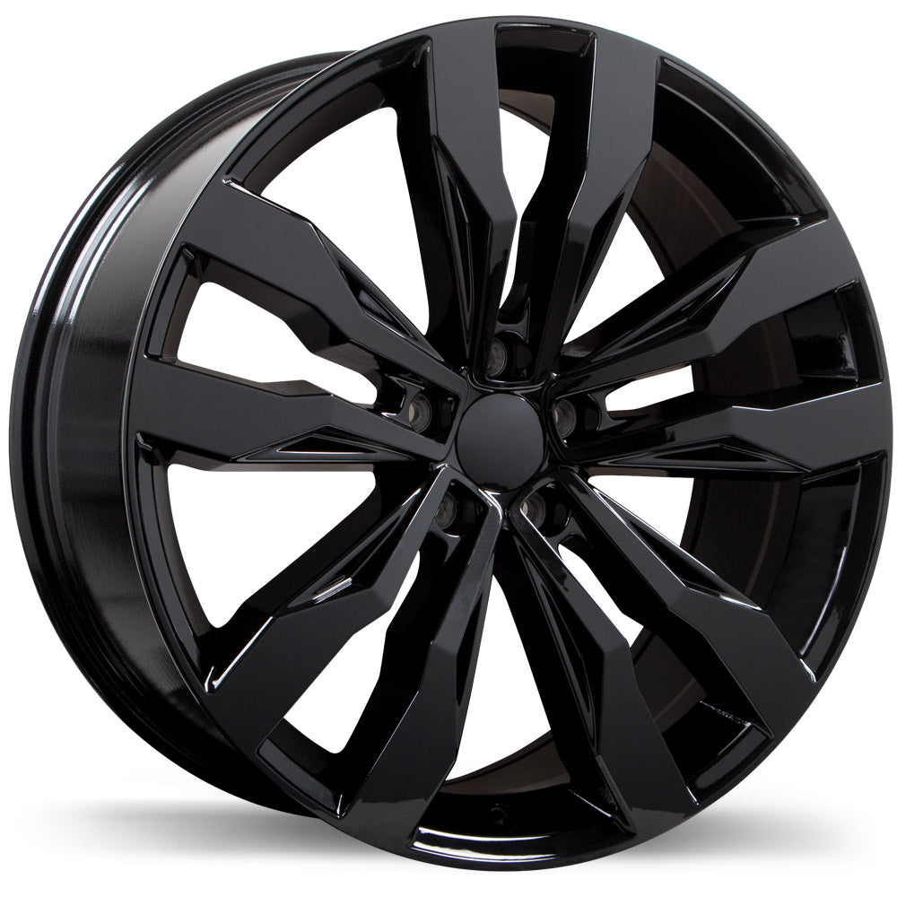 Replika R260, 20x8.5, 5x112, ET34, CB57.1, Gloss Black - R260-2085-44BN+34R571