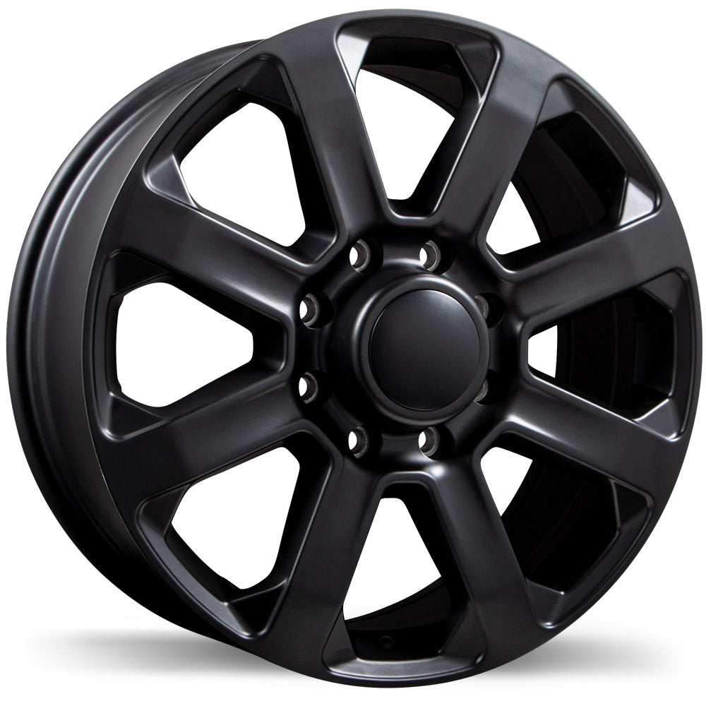 Replika R261, 20x8.0, 8x165.1, ET54, CB121.1, Satin Black - R261-2080-82BT+54C211