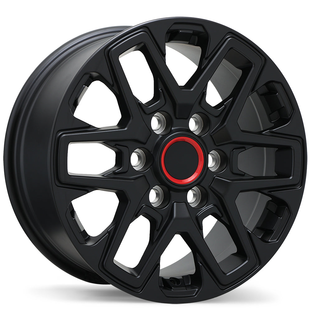 Replika R262, 17x8.0, 6x139.7, ET55, CB95.1, Satin Black - R262-1780-83BT+55F951