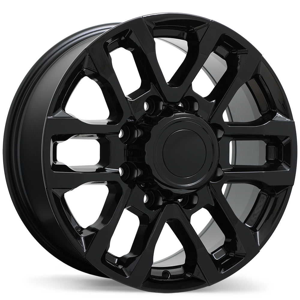 Replika R273A, 18x8.0, 8x180, ET44, CB124.4, Gloss Black - R273A-1880-98BN+44C244