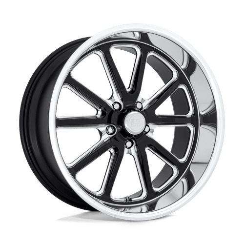 US Mag 1PC U117 RAMBLER, 20X10.5, 5X127, ET20, CB78.1, GLOSS BLACK MILLED