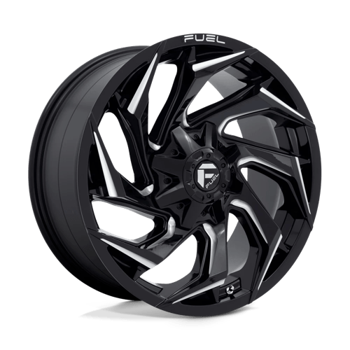 Fuel 1PC D753 REACTION, 20X9, 8X170, ET20, CB125.1, GLOSS BLACK MILLED