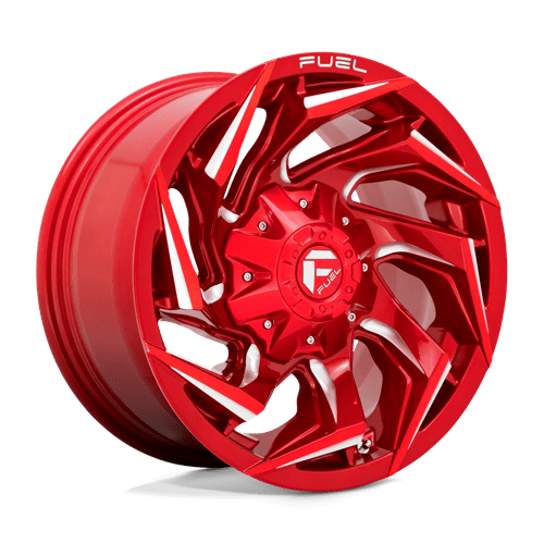 Fuel 1PC D754 REACTION, 20X9, 6X135/6X139.7, ET1, CB106.1, CANDY RED MILLED