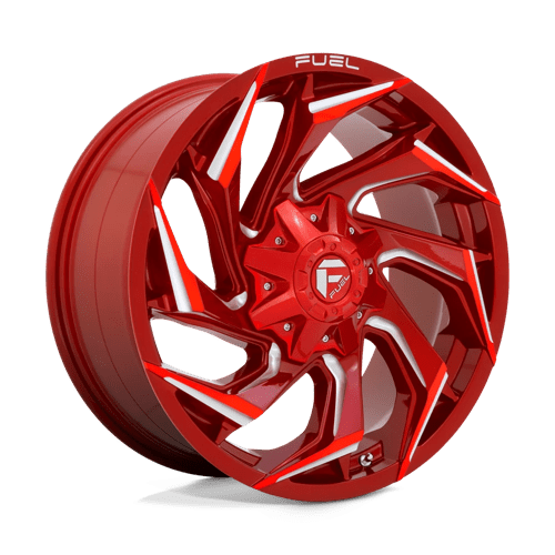 Fuel 1PC D754 REACTION, 20X9, 8X180, ET20, CB124.2, CANDY RED MILLED