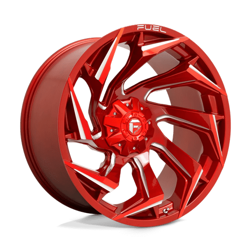 Fuel 1PC D754 REACTION, 24X12, 5X127/5X139.7, ET-44, CB87.1, CANDY RED MILLED D75424205747