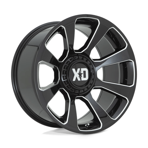 XD XD854 REACTOR, 20X9, 5X139.7/5X150, ET0, CB110.1, GLOSS BLACK MILLED