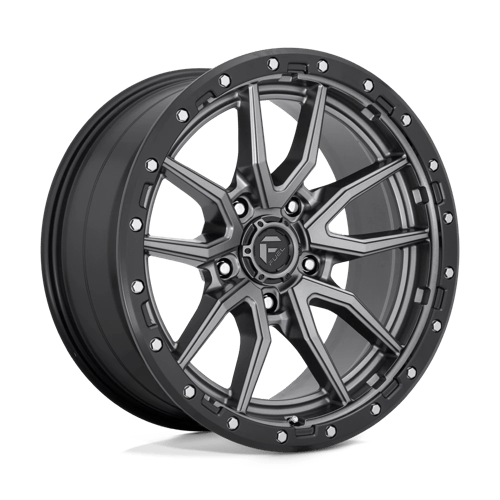 Fuel 1PC D680 REBEL, 20X9, 5X127, ET1, CB71.5, MATTE GUNMETAL BLACK BEAD RING