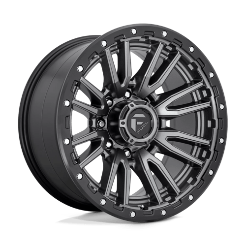 Fuel 1PC D680 REBEL, 20X10, 8X170, ET-18, CB125.1, MATTE GUNMETAL BLACK BEAD RING