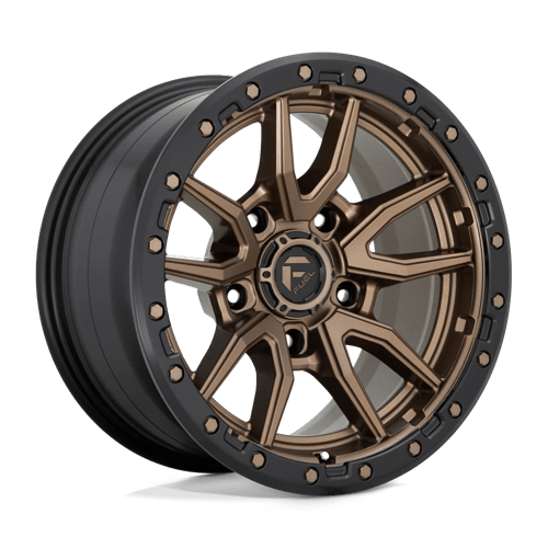 Fuel 1PC D681 REBEL, 17X9, 5X127, ET-12, CB71.5, MATTE BRONZE BLACK BEAD RING