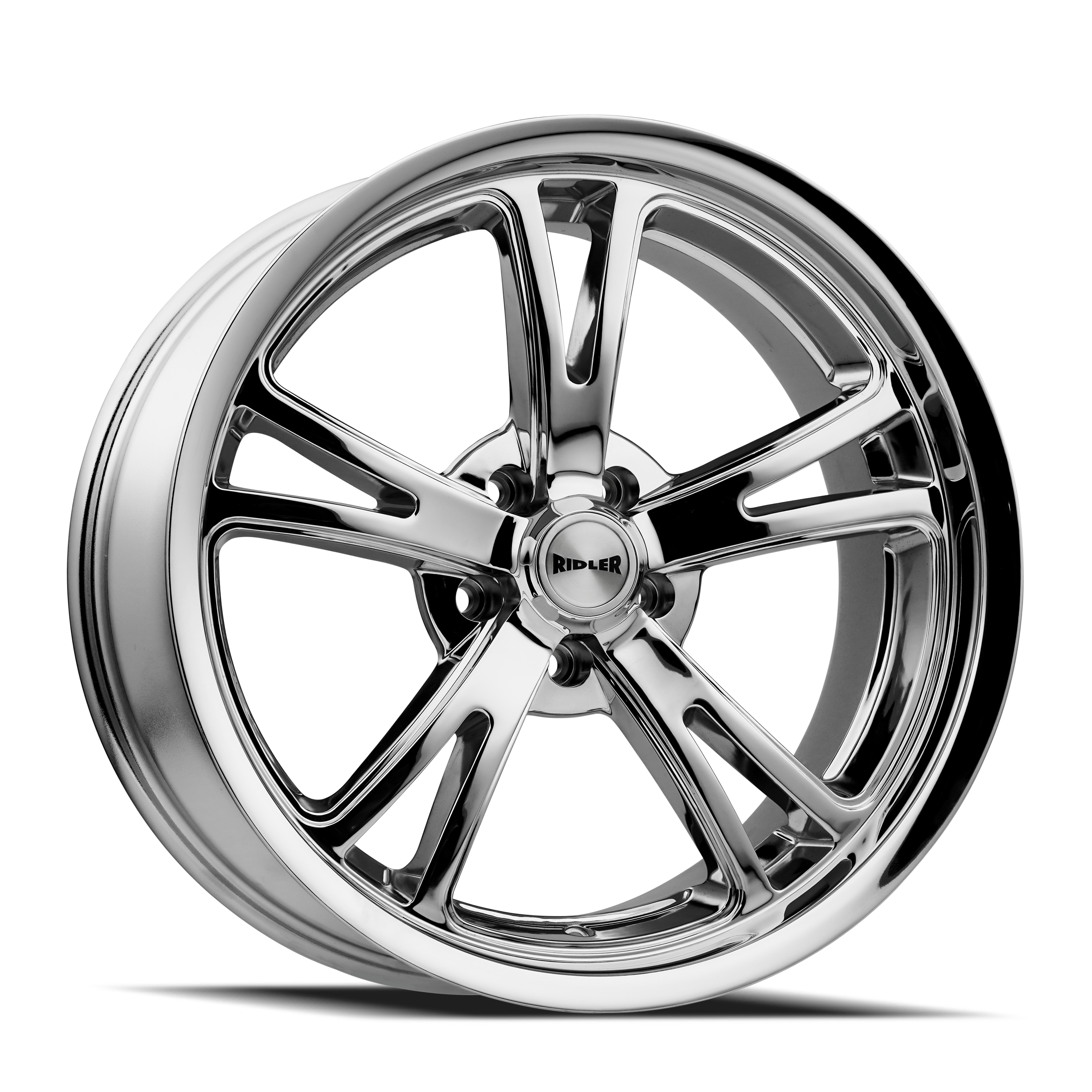 Ridler Type 606, 17X8, 5X120.65, ET0, CB83.82, Chrome - 606-7861C