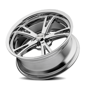 Ridler Type 606, 20X8.5, 5X120.65, ET0, CB83.82, Chrome - 606-2861C