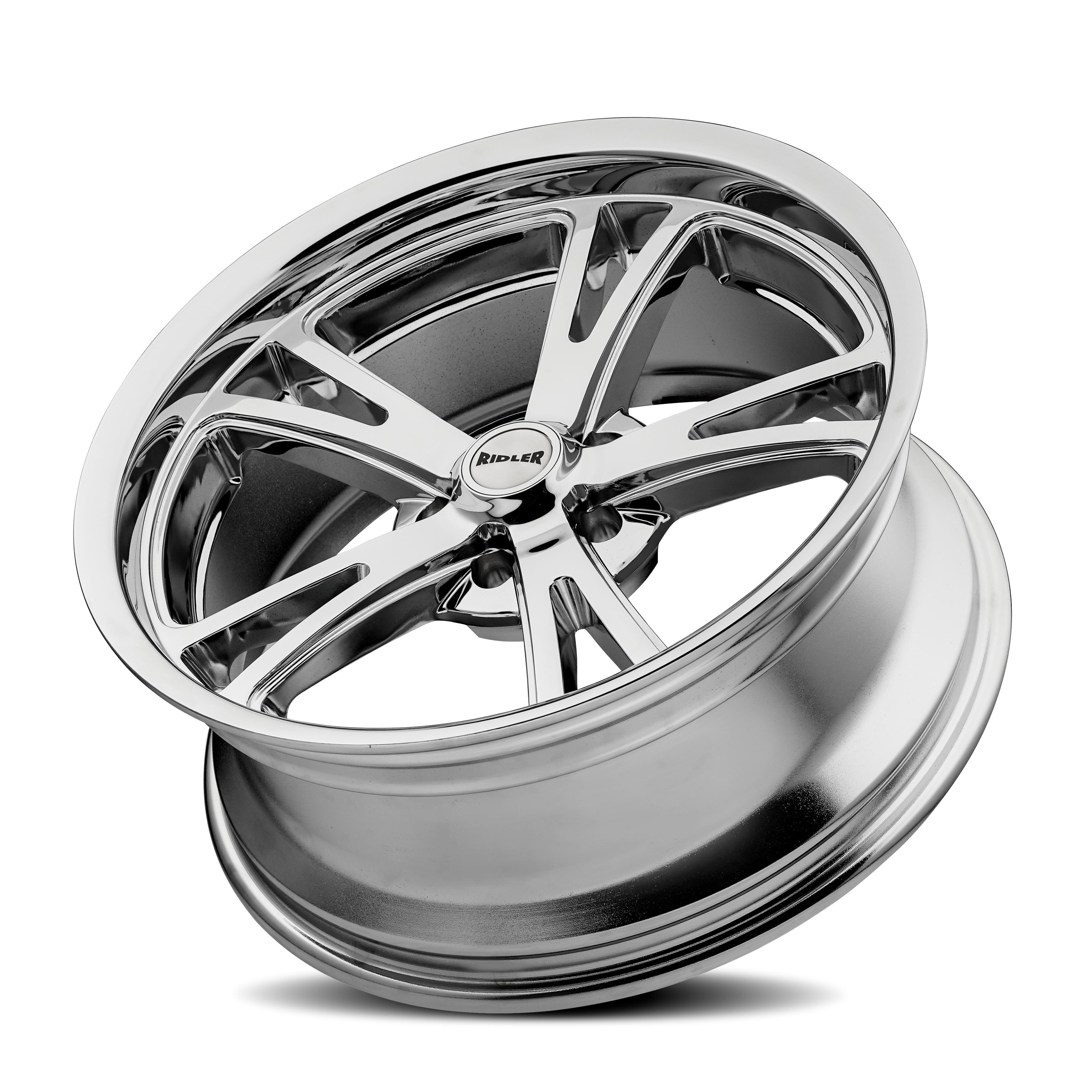 Ridler Type 606, 20X10, 5X127, ET0, CB83.82, Chrome - 606-2173C