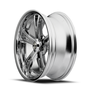 Ridler Type 606, 18X8, 5X120.65, ET0, CB83.82, Chrome - 606-8861C