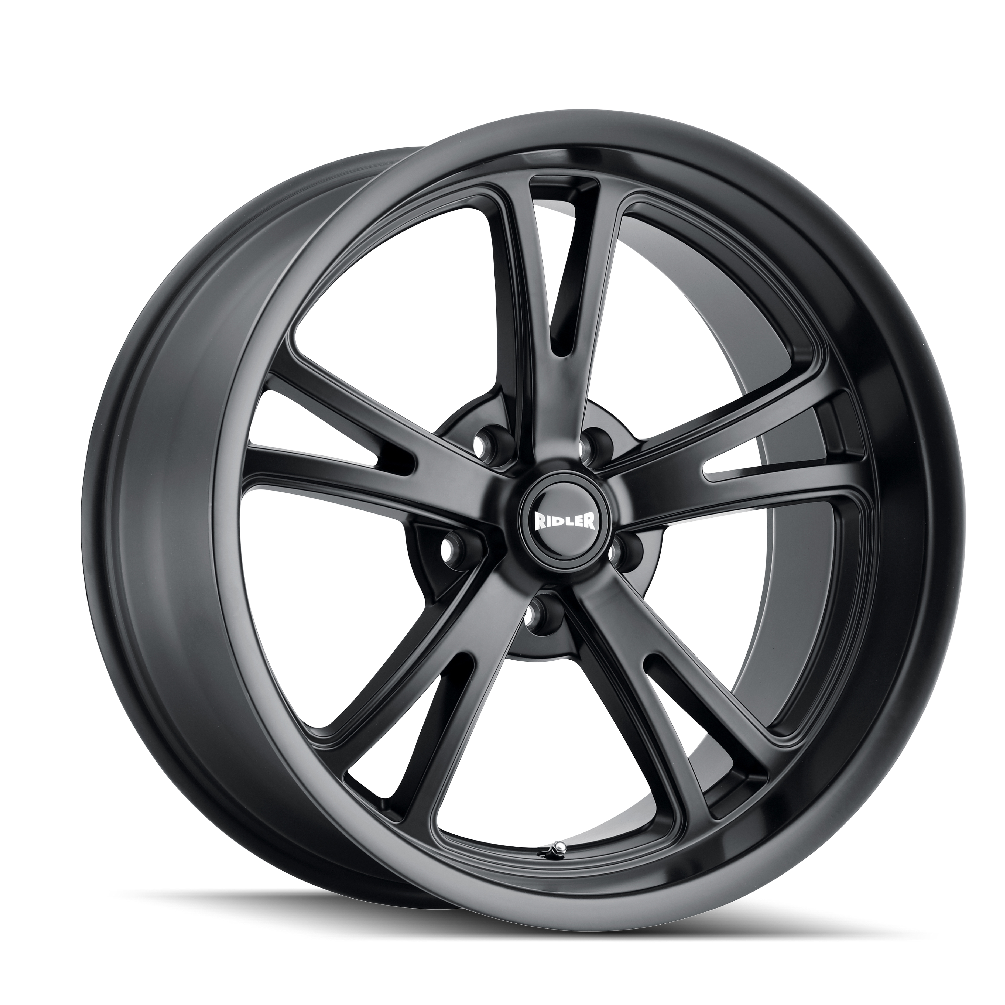 Ridler Type 606, 20X9, 5X115, ET18, CB72.62, Matte Black - 606-2964MB