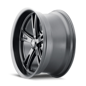 Ridler Type 606, 20X9, 5X115, ET18, CB72.62, Matte Black - 606-2964MB