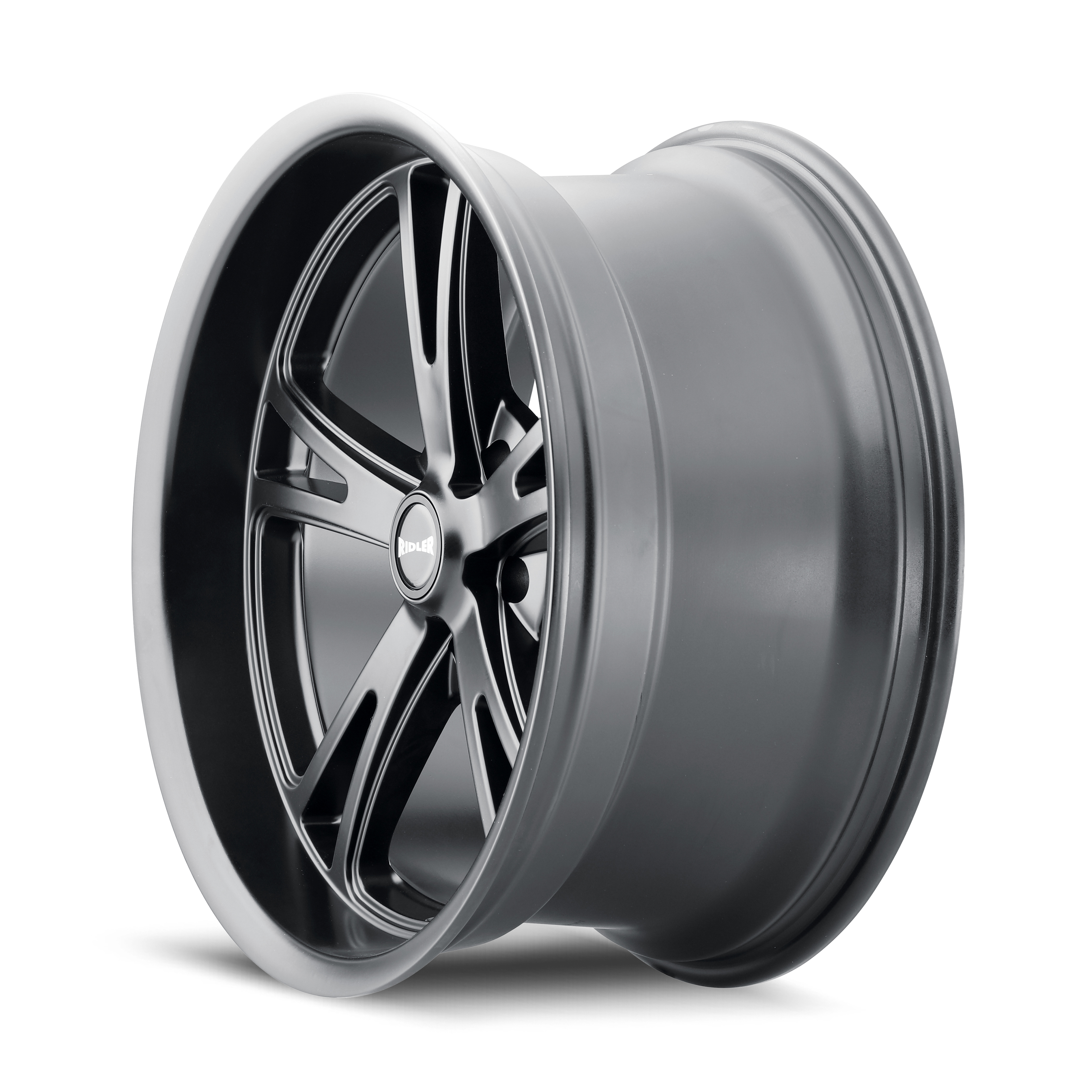 Ridler Type 606, 20X9, 5X115, ET18, CB72.62, Matte Black - 606-2964MB