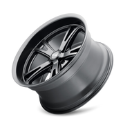 Ridler Type 606, 20X9, 5X115, ET18, CB72.62, Matte Black - 606-2964MB