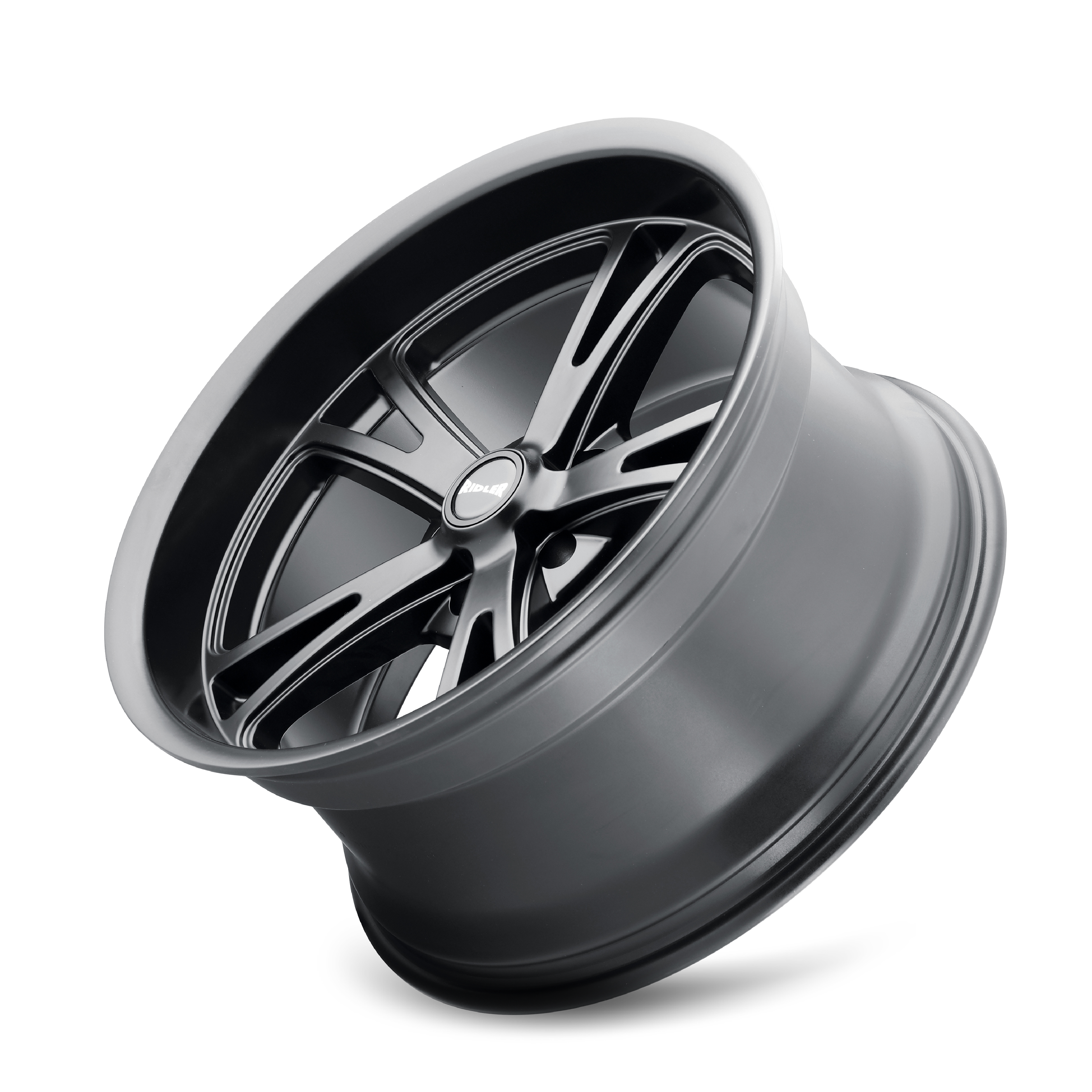 Ridler Type 606, 20X9, 5X115, ET18, CB72.62, Matte Black - 606-2964MB