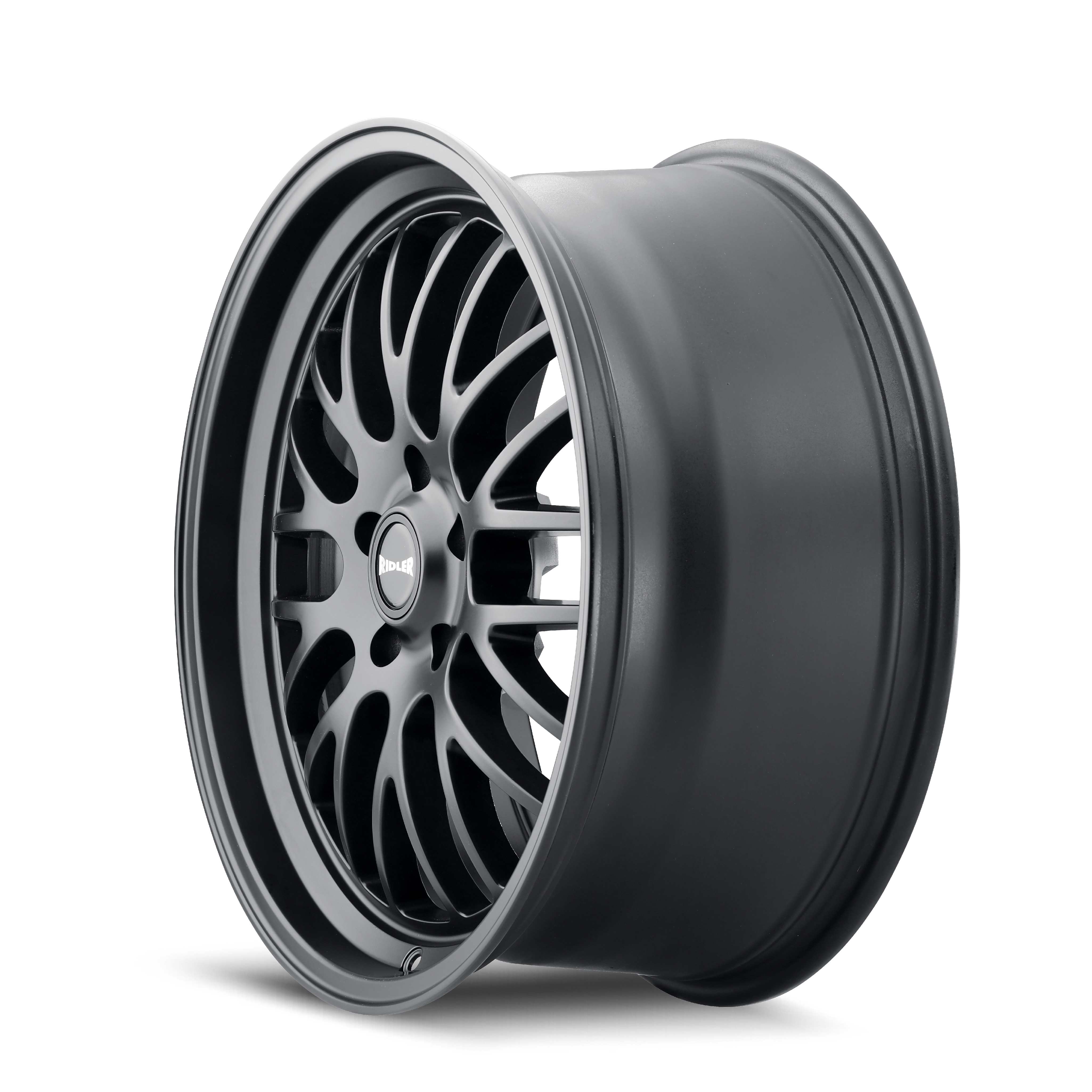 Ridler Type 607, 18X8, 5X120.65, ET0, CB83.82, Matte Black - 607-8861MB
