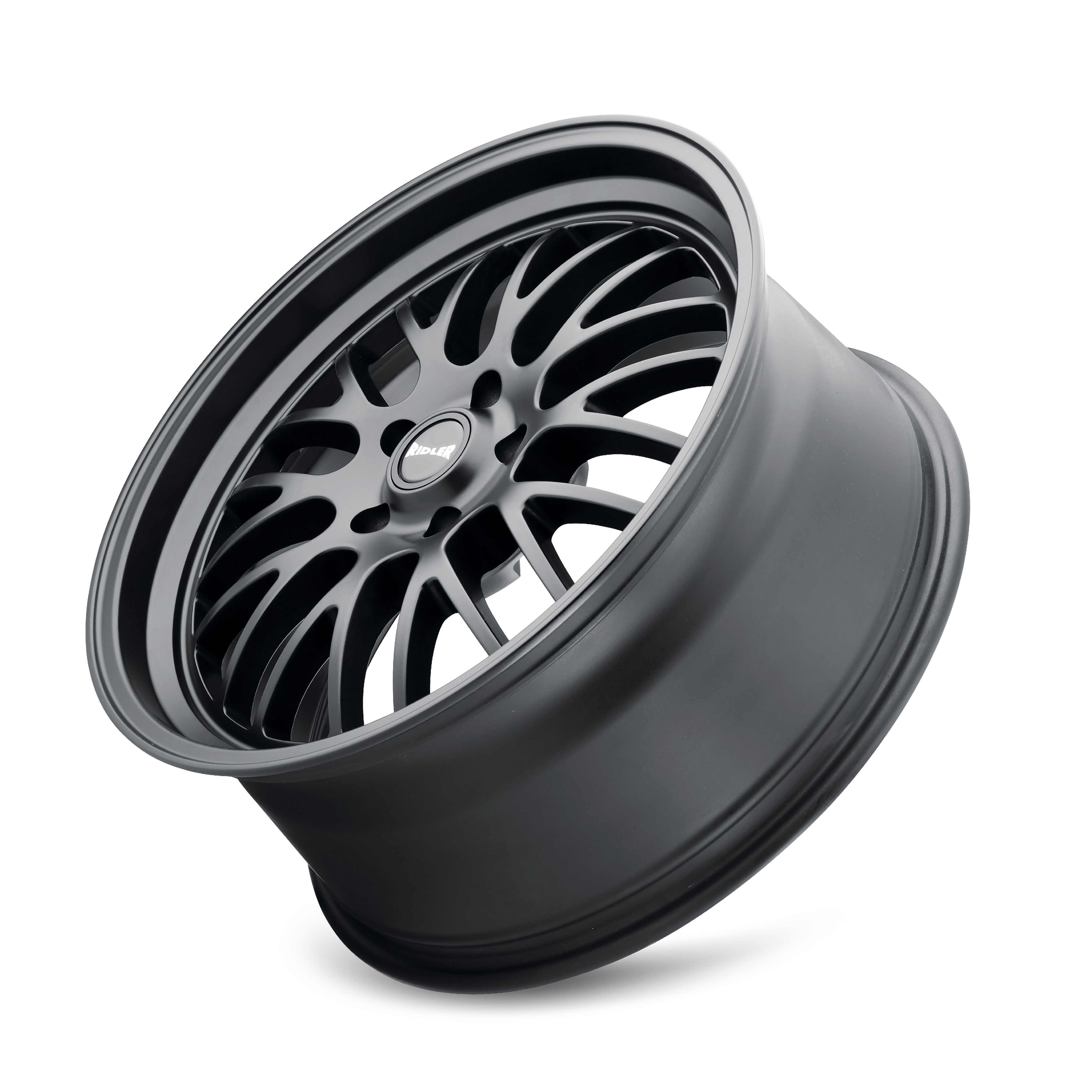 Ridler Type 607, 18X9.5, 5X120.65, ET6, CB83.82, Matte Black - 607-8961MB
