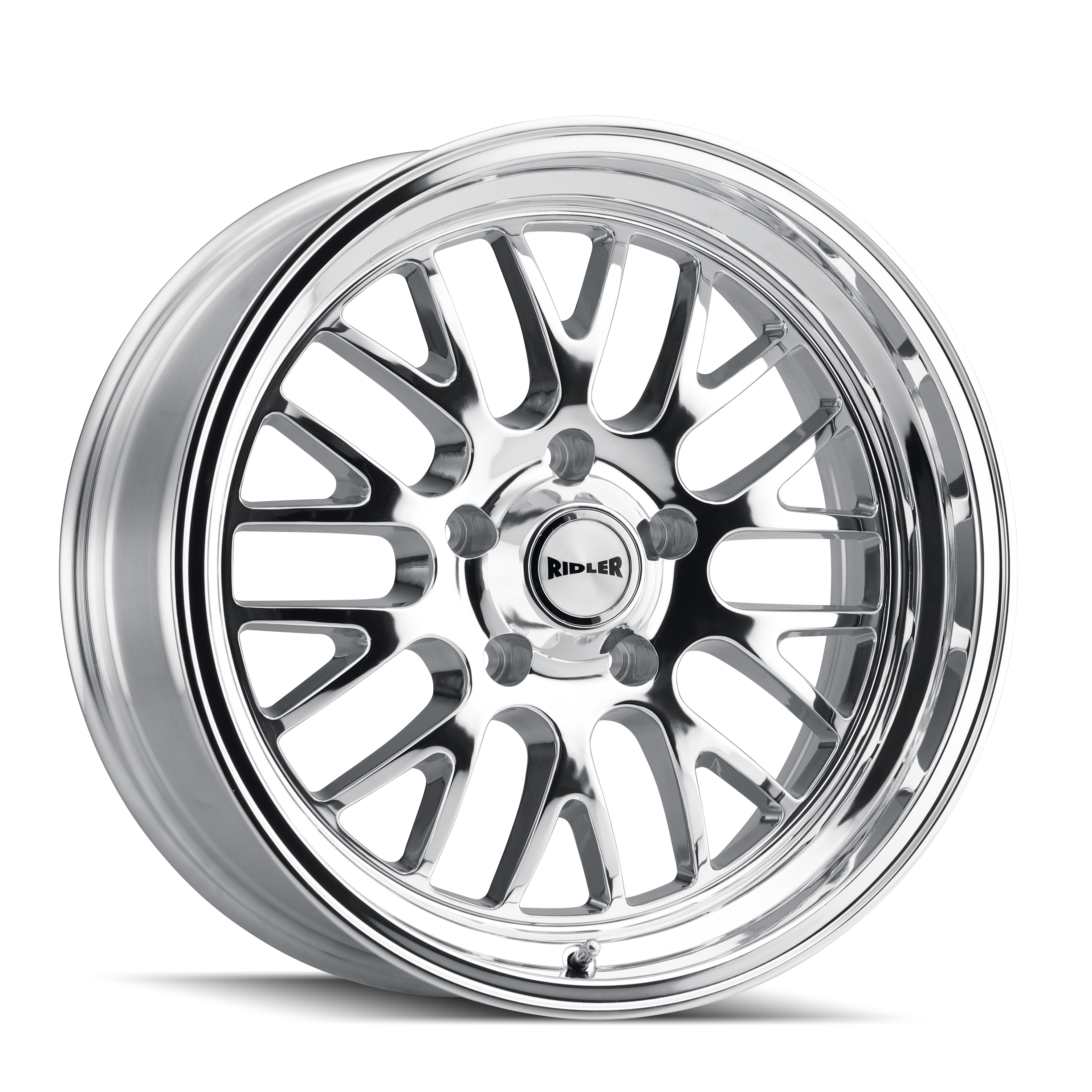 Ridler Type 607, 20X8.5, 5X120.65, ET0, CB83.82, Polished - 607-2861P