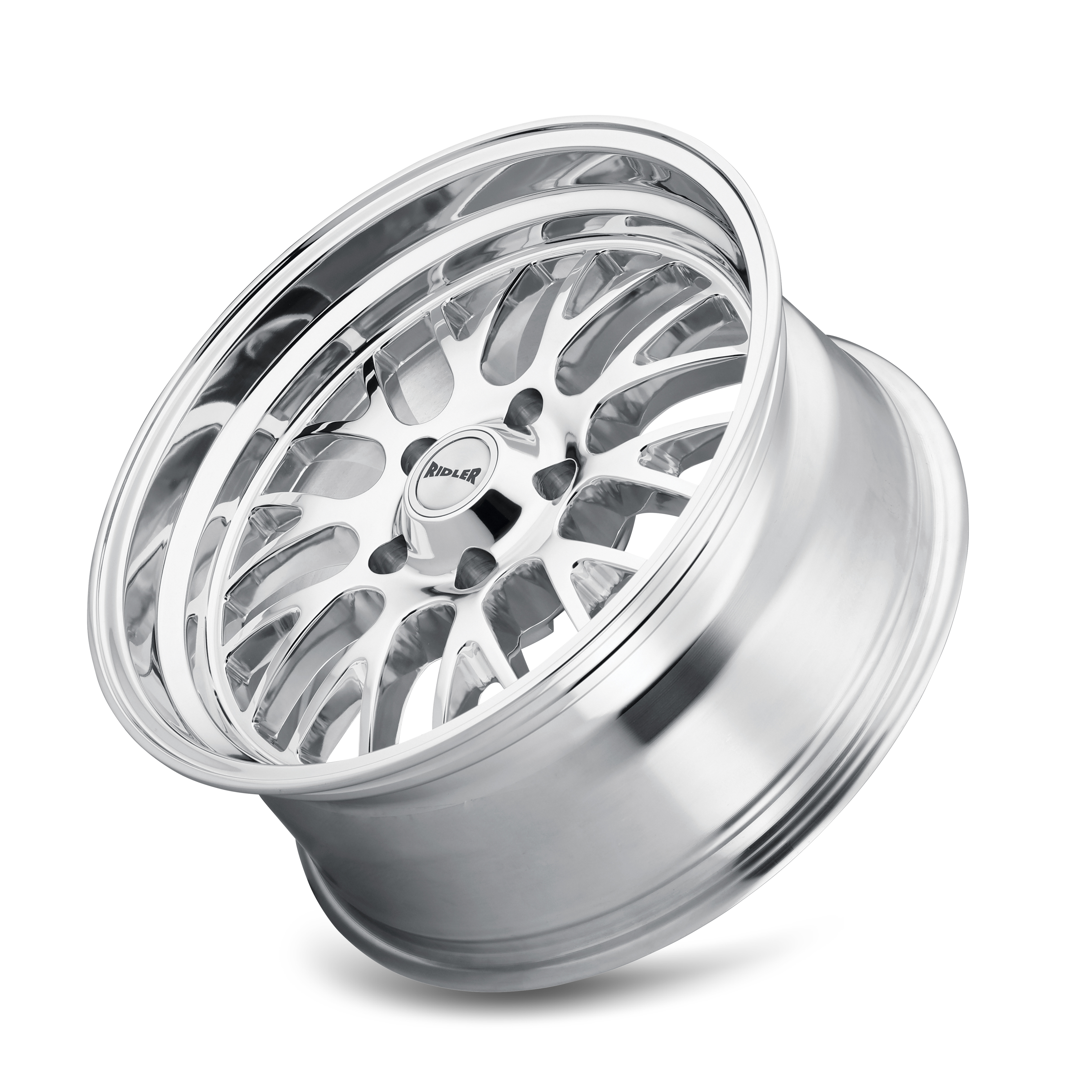Ridler Type 607, 18X8, 5X120.65, ET0, CB83.82, Polished - 607-8861P